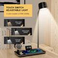 4-in-1 Wireless Charger with BT Speaker | Fast Wireless Charging LED Desk Lamp.