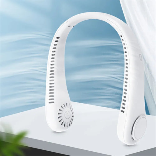 Arctic Breeze™ Bladeless Neck Fan | Rechargeable 360° Cooling Fan.