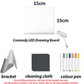 Illuminate Your Creativity with the LED Light-Up Acrylic Message Board - Perfect for Birthdays and Creative Activities!