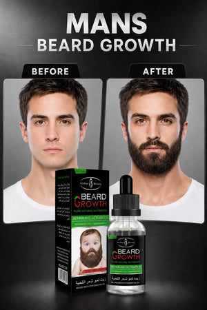 🧔 Natural Men Beard Oil | Beard Growth & Softening Oil | Premium Beard Care for Men.