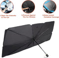 Home Pulse™ Car Windshield Sun Umbrella | Foldable UV Heat Shield.