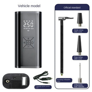 🚗 Smart Display Portable Air Compressor | Digital Tire Inflator Pump | USB Rechargeable | Car, Bike & Motorcycle Air Pump.