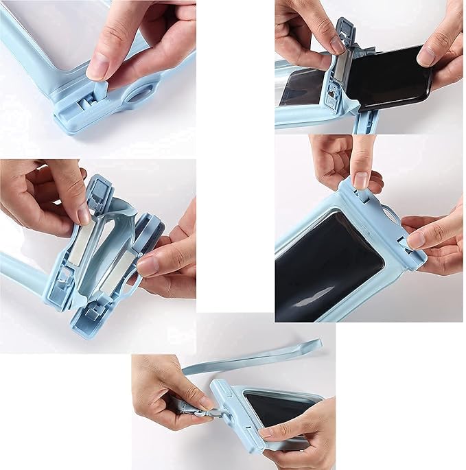 Floating Waterproof Phone Pouch | IPX8 Waterproof Mobile Case | Touch Screen Dry Bag.