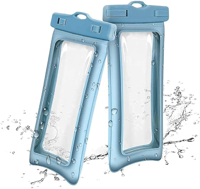 Floating Waterproof Phone Pouch | IPX8 Waterproof Mobile Case | Touch Screen Dry Bag.