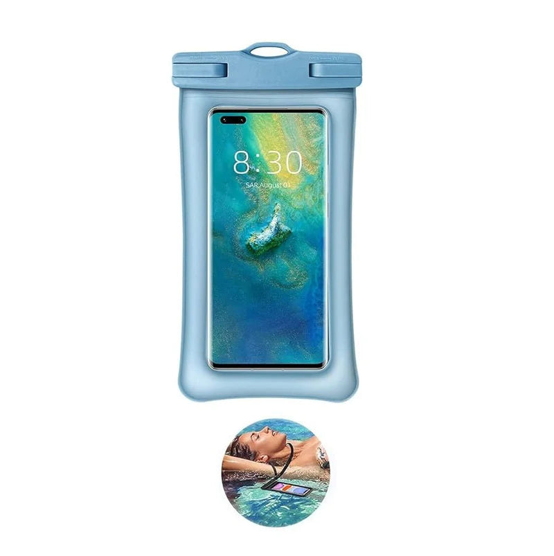 Floating Waterproof Phone Pouch | IPX8 Waterproof Mobile Case | Touch Screen Dry Bag.