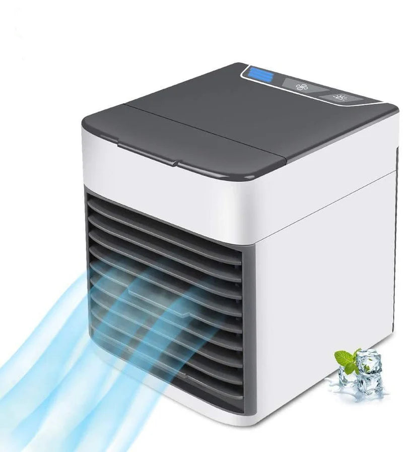 ❄️ Mini Air Conditioning Fan | 3-in-1 Portable Air Cooler | USB Personal Air Cooler with Humidifier & Air Purifier.