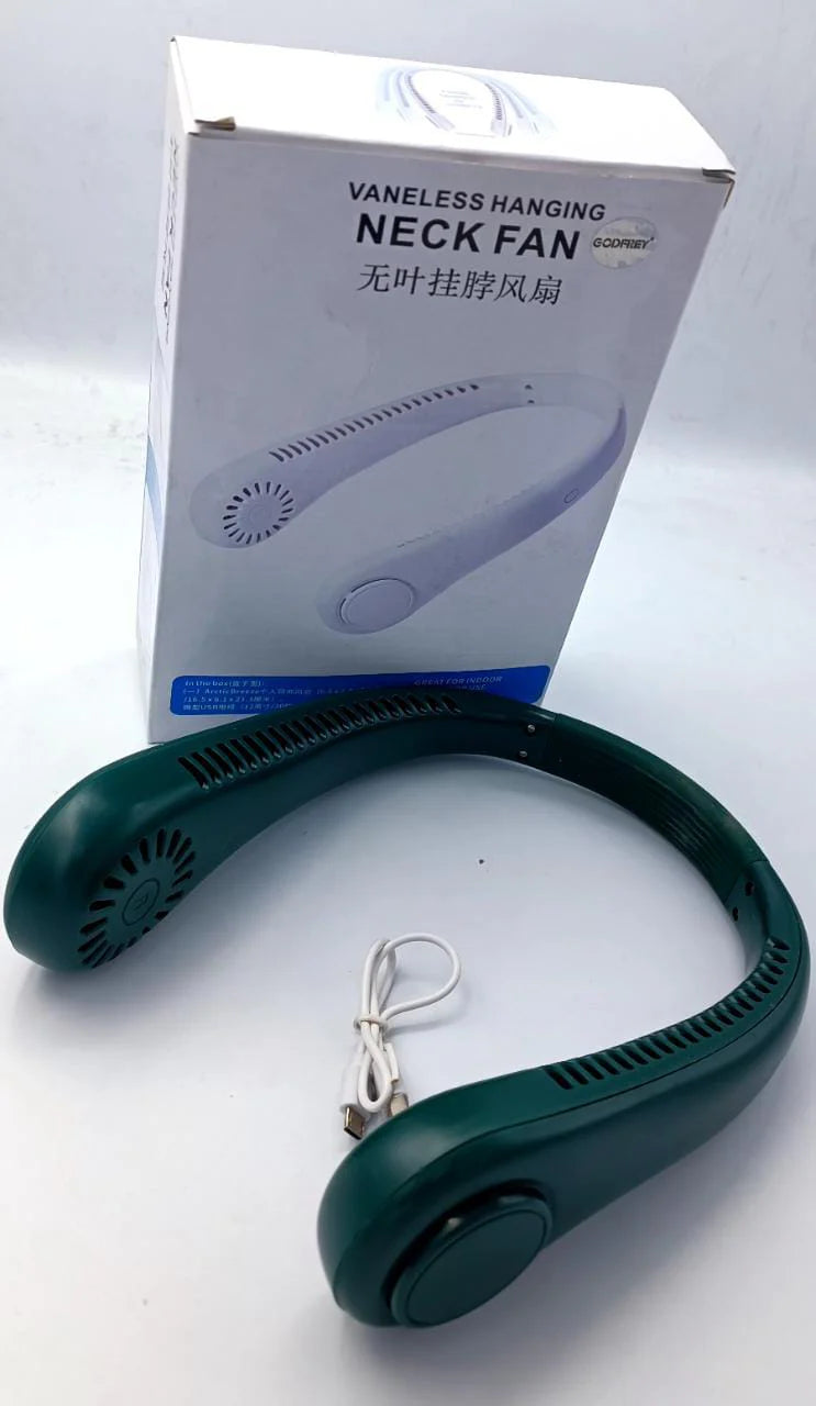 Arctic Breeze™ Bladeless Neck Fan | Rechargeable 360° Cooling Fan.